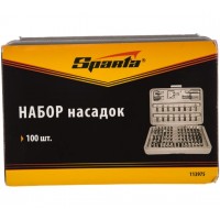 Набор бит (100предм. адаптеры для бит, CrV) Sparta