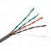Кабель UTP 4*2*0.54 внутр/сер CAT 5E (алюм)