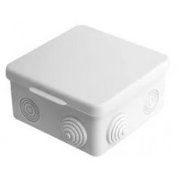 Распаячная коробка с крышкой 65х65х50 мм IP54, 4 входа, инд. штрих-кодTDM