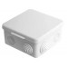 Распаячная коробка с крышкой 65х65х50 мм IP54, 4 входа, инд. штрих-кодTDM