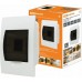 Бокс ЩРВ-П-4модуля с белой крышкой встраиваемый пластик IP40 TDM