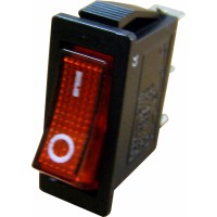 Клавишный переключатель YL-211-01 серый 2 положения 1з TDM