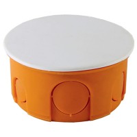 Распаячная коробка СП D80х40мм, крышка, IP20, TDM