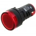 Лампа AD-22DS(LED)матрица d22мм красный 230В TDM