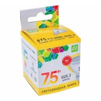 Светодиод. лампа ASD LED-JCDR-standard 7,5W 220V 600lm 3000K GU5.3