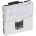 Розетка Mosaic RJ45 кат.5еUTP 8 конт. (2 мод.)