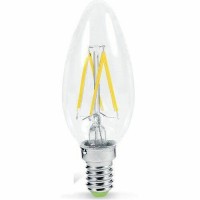 Лампа светодиодная LED-СВЕЧА -PREMIUM 5Вт 160-260В Е14 3000К 450Лм прозрачная ASD