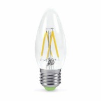 Лампа светодиодная LED-СВЕЧА-PREMIUM 5Вт  160-260В Е27 4000К 450Лм прозрачная ASD