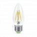 Лампа светодиодная LED-СВЕЧА-PREMIUM 5Вт  160-260В Е27 4000К 450Лм прозрачная ASD
