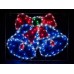 Световая фигура 230V 5м LED  белый+синий+зеленый+красный, 24 LED/1м, 9.6W, 20mA, IP 44, шнур 1,5м х1мм, LT016