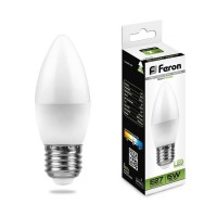 Лампа светодиодная, (5W) 230V Е27 4000К LB-72