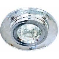 Светильник встраиваемый 12LED*3014 SMD 6500K MR16 12V 50W G5.3, серебро, серебро, 8050-2