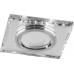 Светильник встраиваемый 12LED*3014 SMD 6500K MR16 12V 50W G5.3, прозрачный, серебро, 8170-2