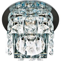 Светильник встраиваемый со светодиодной  подсветкой 2.5W 4000K  JCD9 35 W 230V/50Hz G9, прозрачный, прозрачный, JD58