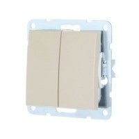 Выключатель 2-кл.  (сх.5) 16 A, 250 B (беж.) LK60 (25шт) 1кор.=200шт