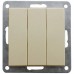 Выключатель 3-кл.  (сх.1+1+1) 16 A, 250 B (беж.) LK60