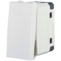 45-Выключатель 1-кл. с индикатором 45х22,5 (сх.1L) 16 A, 250 B (бел.) LK45 (100шт) 1кор.=1000шт//091213