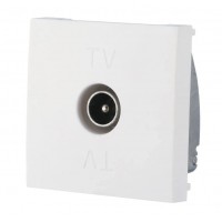 45-Розетка TV оконечная (бел.) LK45 852104-1