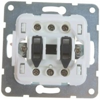 Переключатель 2-кл., с двух мест (сх.6+6) 16 A, 250 B (беж.) LK60  (20шт)