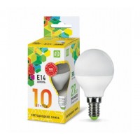 Лампа светодиодная LED-ШАР--standard 10Вт 230В E14 3000К 900Лм ASD