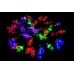Электрогирлянда "Лампочки"  40 LED, мульти , черный провод /5
