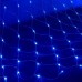 Электрогирлянда №1 "Сетка" 320(180) LED, свечение синее, прозрачный провод, размеры 3*2м, 8 режимов светоэффектов /2																¶