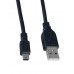 VS Кабель USB2.0 A вилка - Mini USB 5P вилка, длина 1 м. (U310)