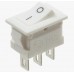 Выключатель клавишный 250V 3А (2с) ON-OFF белый  Micro  REXANT