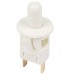 REXANT 36-3021 Выключатель-кнопка 250V 2.5А (2с) ON-(OFF)  Б/Фикс  белый (мебельная) (10/1000)