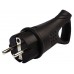 Вилка Smartbuy, угловая с кольцом каучуковая 230В, 2P+PE, 16A, IP44 (SBE-16-P08-R)(20/200)
