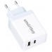 Сетевое ЗУ SmartBuy® FLASH, 18 вт, PD (3.0 А), белое, USB type C, 1 USB (SBP-1018C)