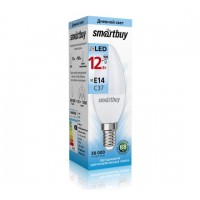 Светодиодная (LED) Лампа Smartbuy-C37-12W/6000 (SBL-C37-12-60K-E14)