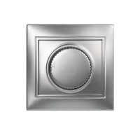 Светорегулятор (диммер) 600W 220В серебро "Венера" (SBE-01s-2.5-D-0)