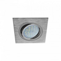 Ecola свет-к  MR16 DL205 встроен. литой повор Квадрат Шлиф алюминий/Хром 25*92*92   GU5.3 FC16PSECB
