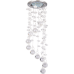 LED Ecola свет-к  MR16 CR1010 GU5.3 Стекло Круг "Хрустальная нить" Прозрачный/Хром 84*290  FS16RVECB
