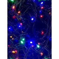 Гирлянда Winner Light, нить, 400 светодиодов, мультиколор, темный провод, контроллер, 26м.