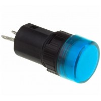 Индикатор Ø16  220V  синий LED  REXANT