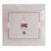 MIRA Розетка компьютерная RJ45 х 1 бежевая