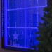 Гирлянда "Водопад" 2 х 1.5 м , IP44, прозрачная нить, 400 LED, свечение синее, 8 режимов, 220 В