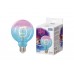 LED-SF01-4W/SOHO/E27/CW BLUE/WINE GLS77R  Лампа светодиодная SOHO. Синяя/винная колба. Спиральный филамент. Картон. TM Uniel, ш/к4690485125471