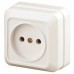 2-201-02  Intro Розетка 2P, 16А-250В, IP20, ОУ, Quadro, сл.кость