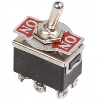 REXANT 36-4170 Тумблер 250V 15А (6c) ON-(ON) двухполюсный (10/500)