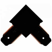 Коннектор для шинопровода L-образный 1-фазный G-1-TLT-IP20-B черный