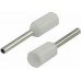 REXANT 08-0811 Втулочный изолированный (НШВИ F-8мм) (CE005008white) 0,5мм2 белый