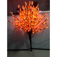LED-O-STT-150СМ-YPO-24V Светящийся кустарник, цвет оранжевый, 150см