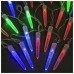 НИТЬ DCR. 5 м, с насад. “Сосулька граненая”, IP20, Н.С. LED-20-220V, моргает, МУЛЬТИ