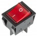 REXANT 36-2346 Выключатель клавишный 250 V 30 А (4с) ON-OFF красный с подсветкой