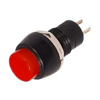 REXANT 36-3070 Выключатель-кнопка  250V 1А (2с) ON-OFF  красная  Micro (10/3000)