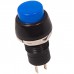 REXANT 36-3071 Выключатель-кнопка 250V 1А (2с) ON-OFF синяя Micro (10/3000)