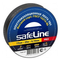 Изолента Safeline 19/25 м черный